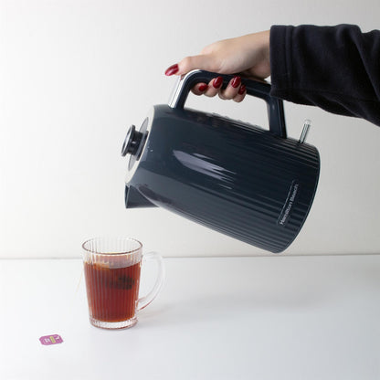 Hamilton Beach Miami Kettle & Toaster Set Charcoal Grey