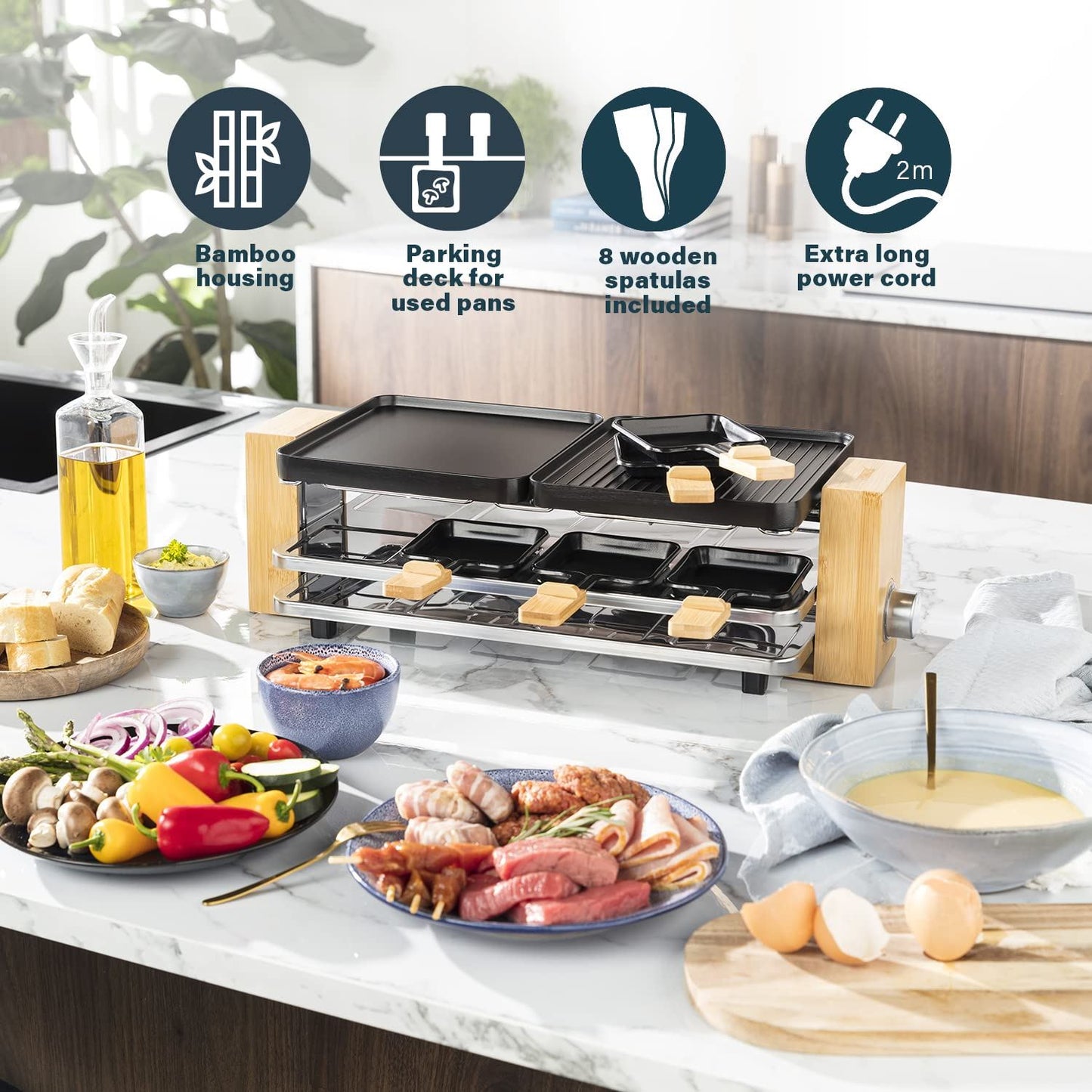 Princess Raclette Pure 8-UK