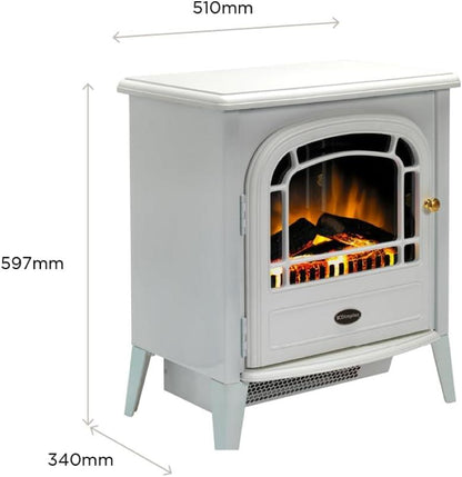 Courchevel Optiflame Electric Stove