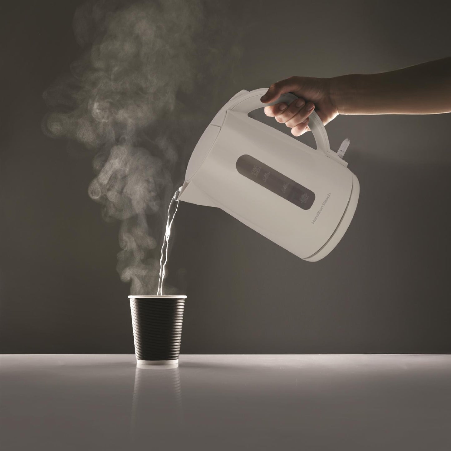 Hamilton Beach Essentials 1.7L Rapid Boil Kettle White