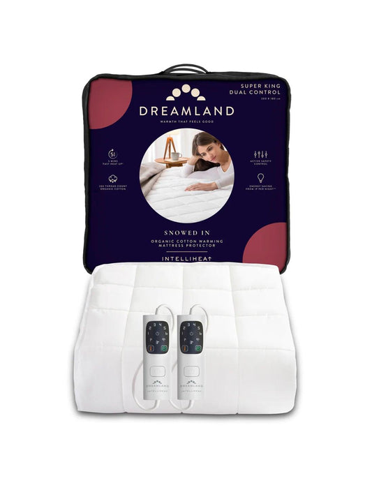Dreamland Super King Dual Control Organic Warming Mattress Protector