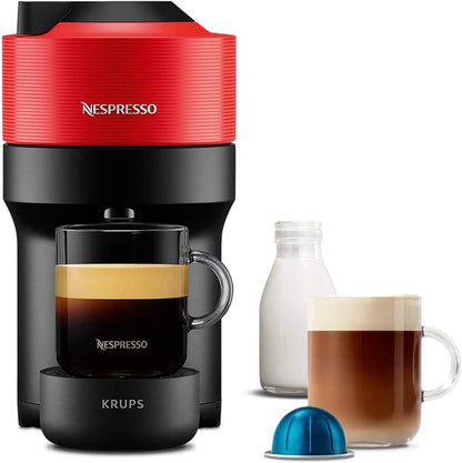 Nespresso Spicy Red Vertuo Pop Coffee Pod Machine by Krups