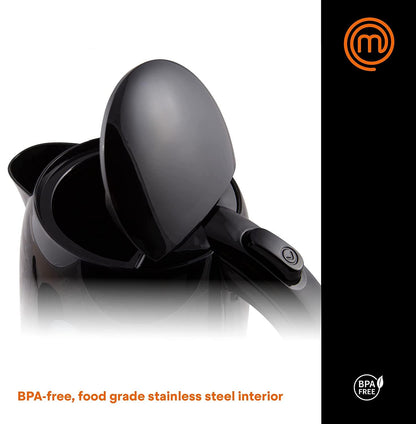 MasterChef Black 1.7L Electric Kettle