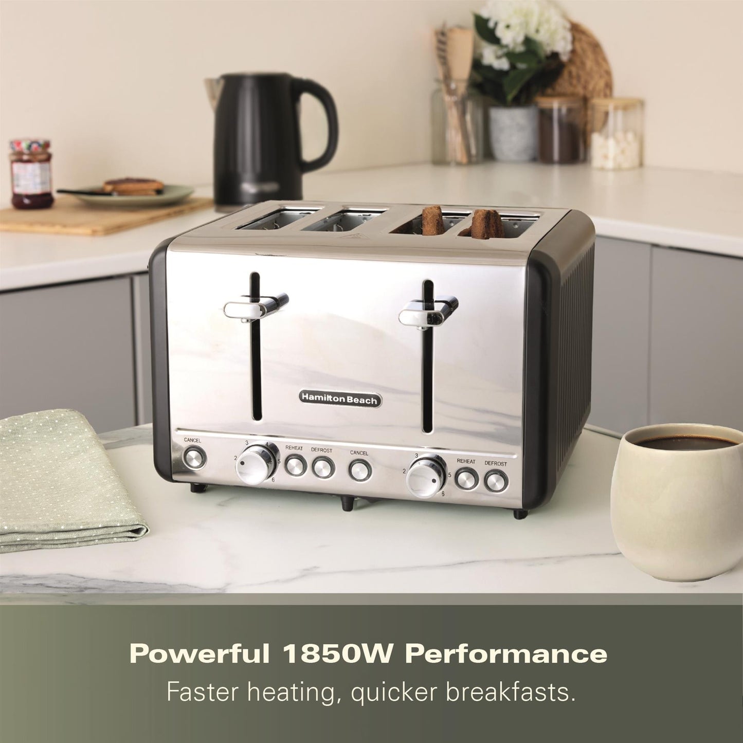 Hamilton Beach Harmony 4 Slice Toaster Espresso