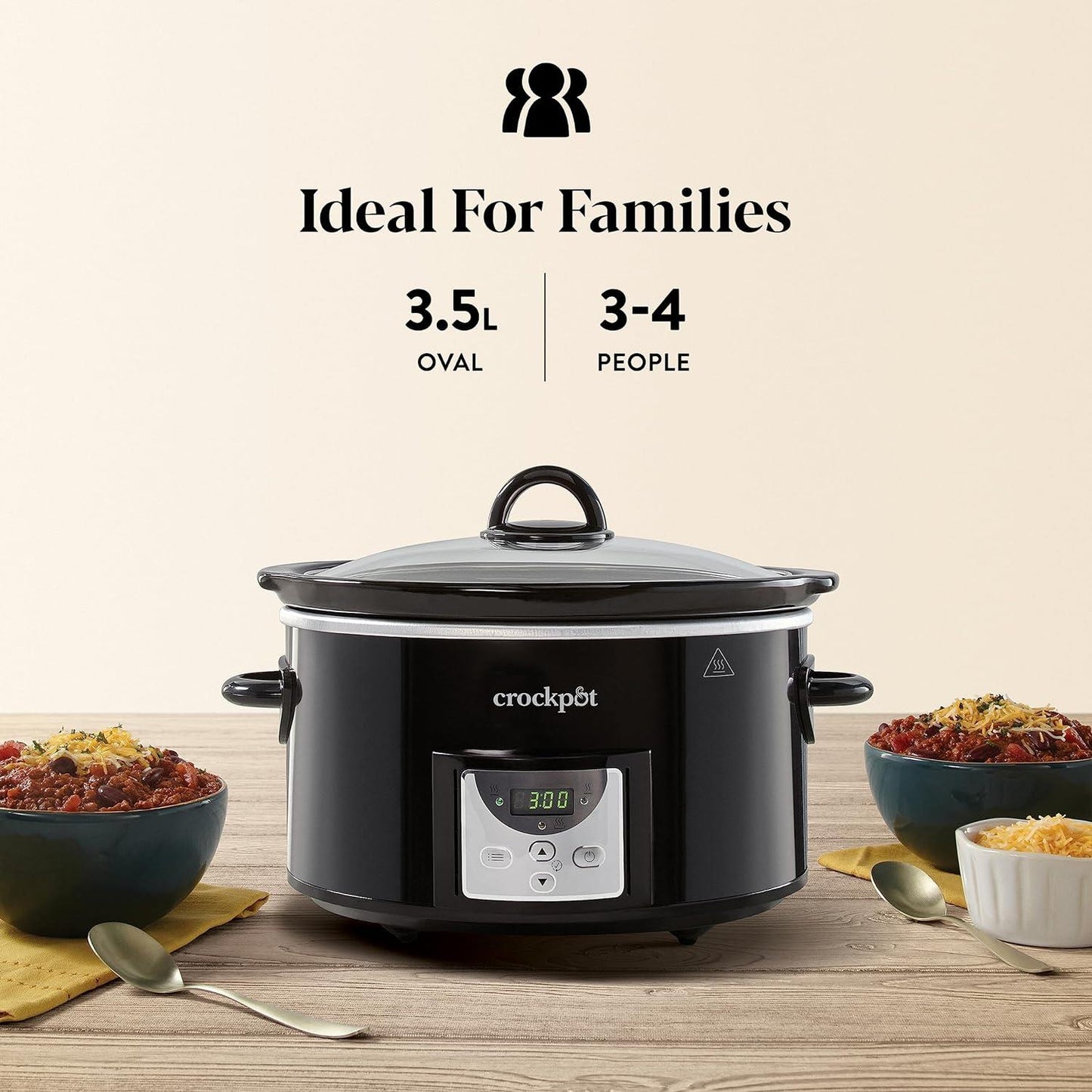 Crockpot 3.5L Digital Slow Cooker