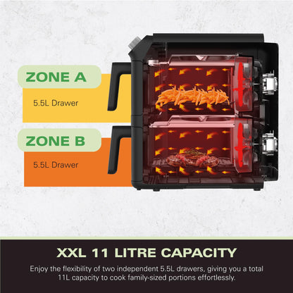 Hamilton Beach XXL Dual Stack 2 Drawer Air Fryer