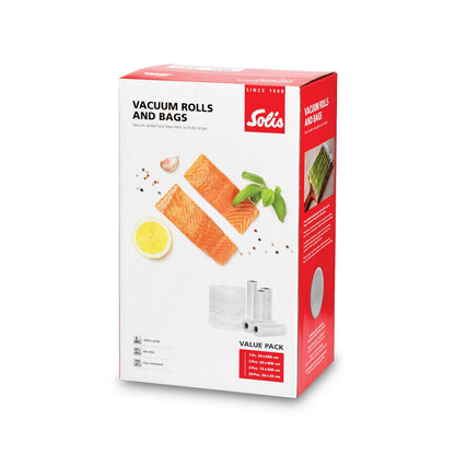 Solis Vacuum Sealer Machine Value Pack Foil & Roll