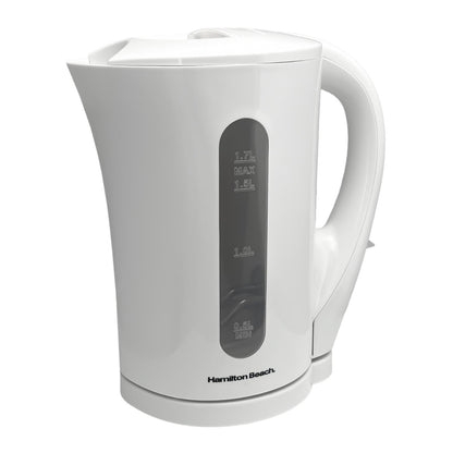 Hamilton Beach Essential 1.7L Plastic Kettle White