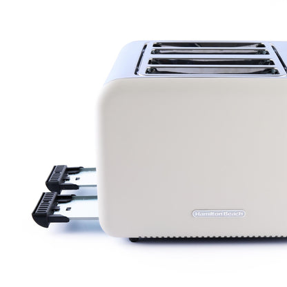 Hamilton Beach Scandi Pyramid Kettle & Toaster Set - Cream