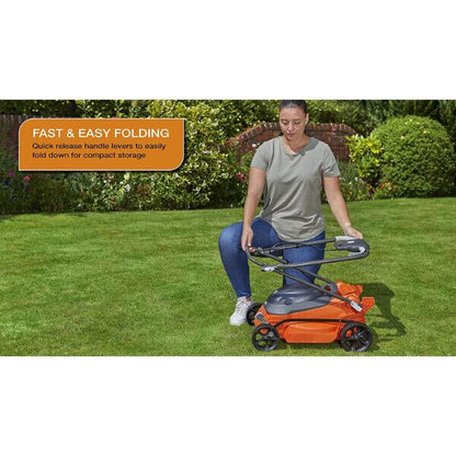 Flymo EasiStore 340R Li Battery Lawnmower Kit