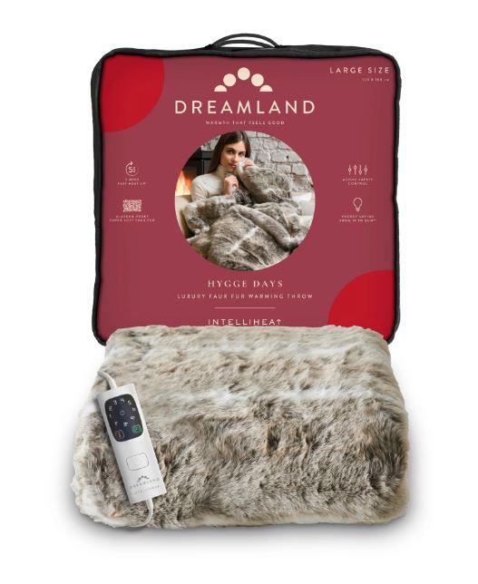 Dreamland Hygge Days Luxury Faux Fur Warming Throw