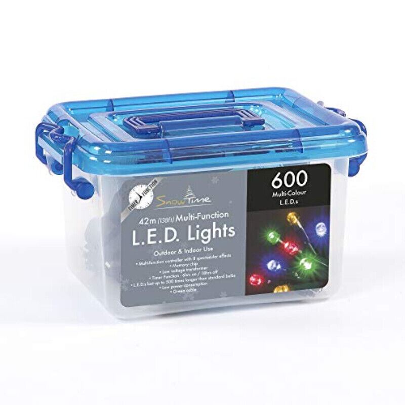 SnowTime 600 Multi-Coloured LED Multi-Function Lights with Timer