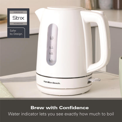 Hamilton Beach Compact 1L Kettle White
