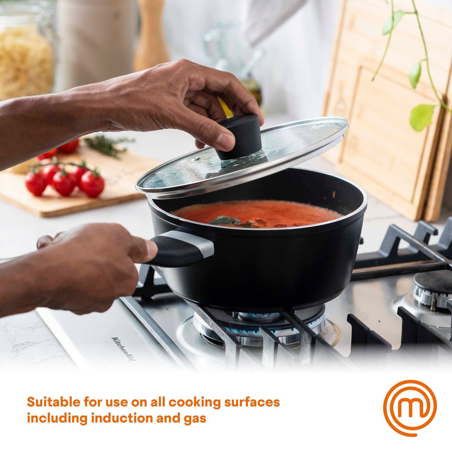 MasterChef 18cm Non Stick Saucepan