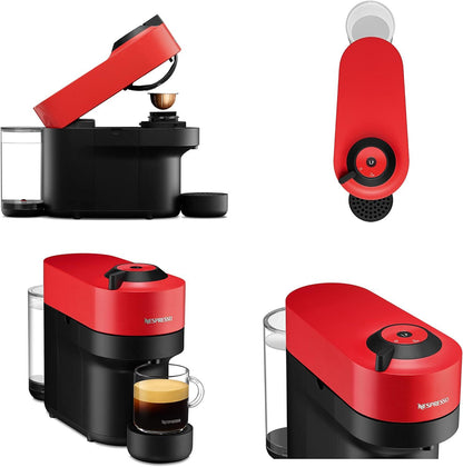 Nespresso Spicy Red Vertuo Pop Coffee Pod Machine by Krups