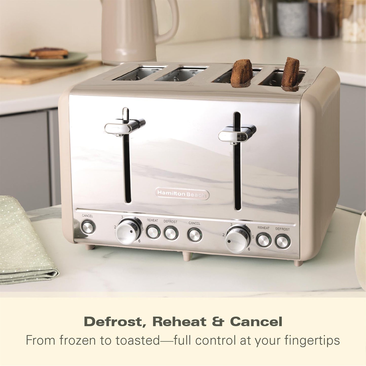 Hamilton Beach Harmony 4 Slice Toaster Cappuccino