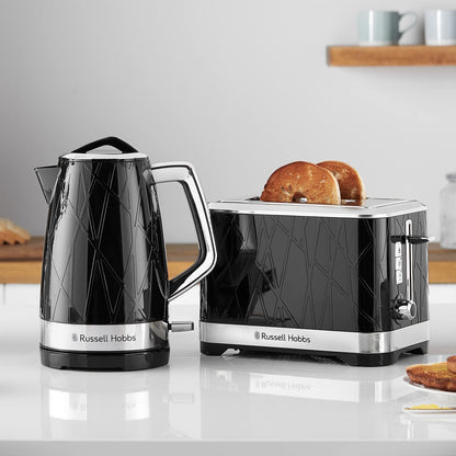 Russell Hobbs Structure Black 2 Slice Toaster