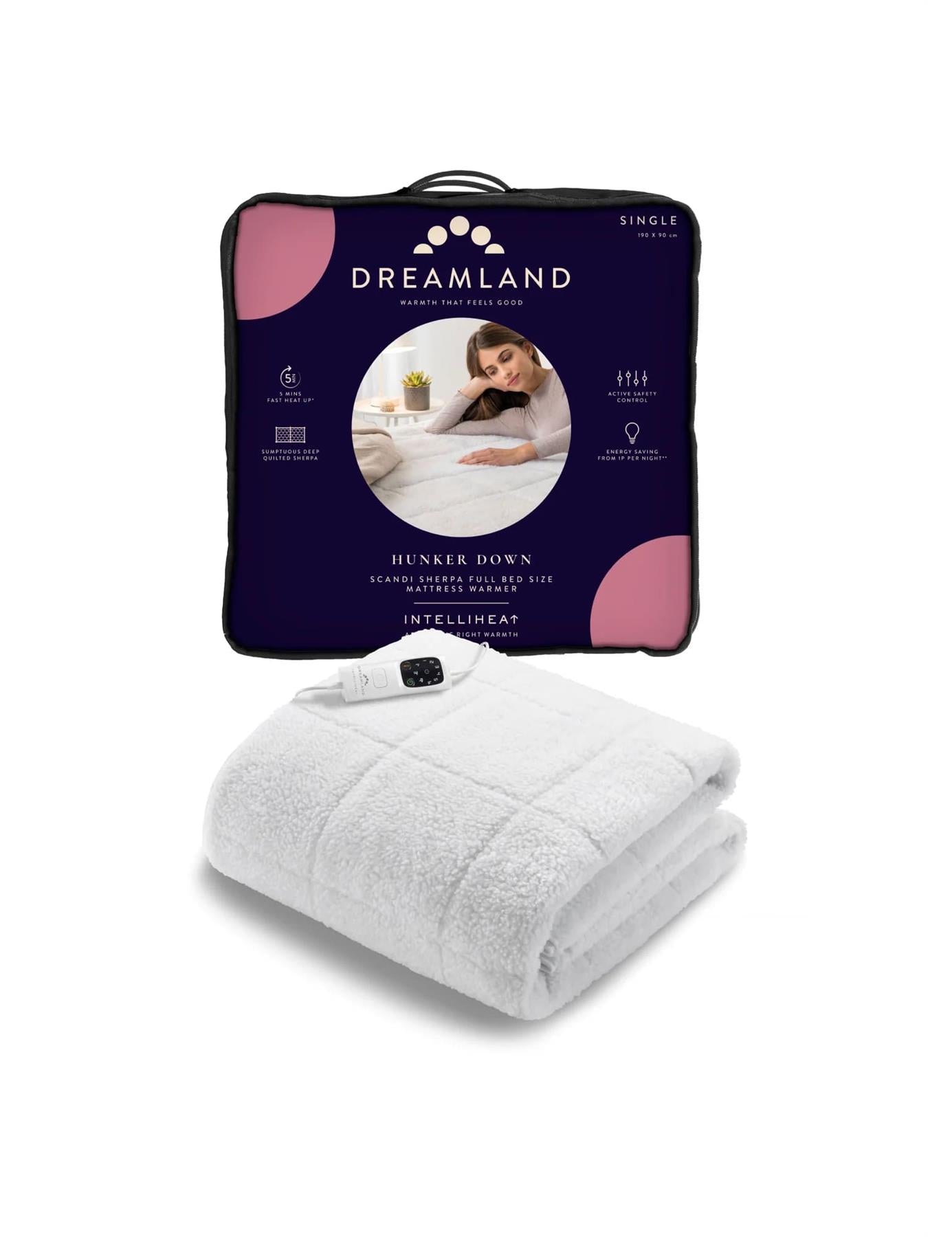 Dreamland Single Scandi Sherpa Underblanket