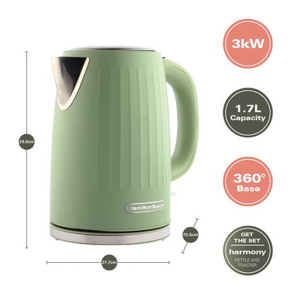 Hamilton Beach Harmony Kettle & Toaster Set - Matcha