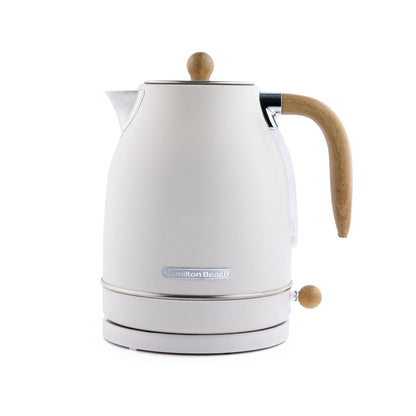 Hamilton Beach Scandi Jug Kettle & Toaster Set - Cream