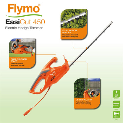 Flymo EasiCut 450 Electric Hedge Trimmer