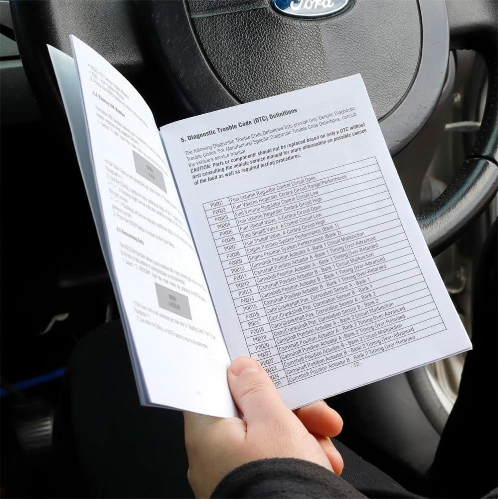 Streetwize - OBDII Vehicle Diagnostic Reader, OBD2 Reader, Automotive Engine Fault Code Reader | Engine Management Code Reader | Code Manual Booklet | Fault Clearer (SWOBD)