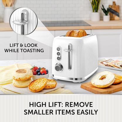 Breville Bold White 2 Slice Toaster