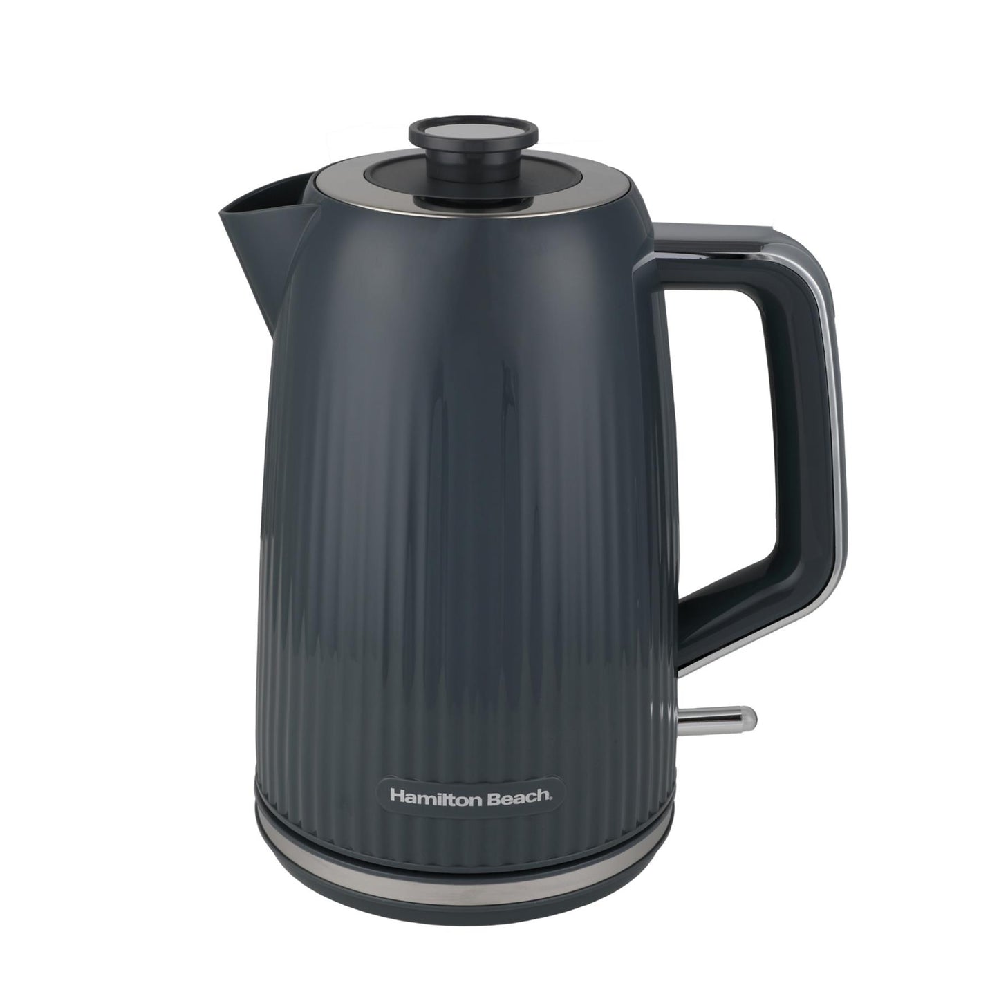 Hamilton Beach Miami Kettle & Toaster Set Charcoal Grey