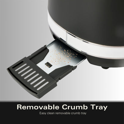 Hamilton Beach Ella Charcoal Kettle & Toaster Set