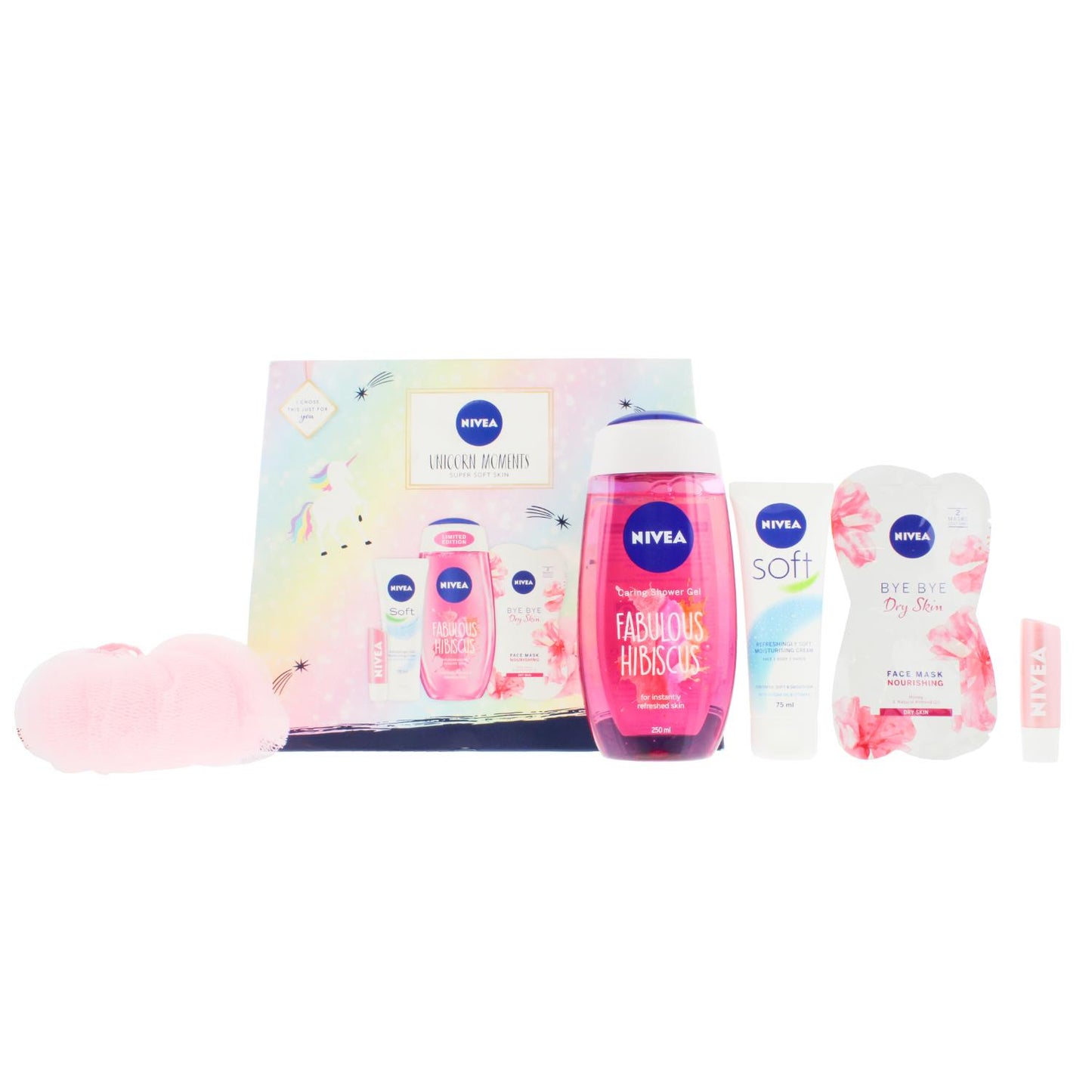 Nivea Unicorn Moments 6 Piece Super Soft Skin Gift Set