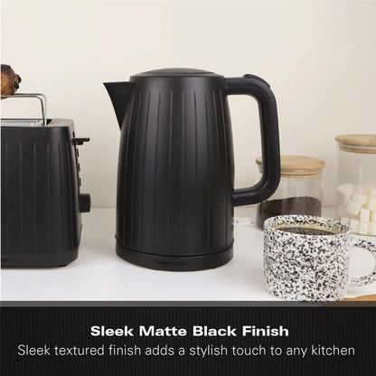 Hamilton Beach Stealth 1.7L Textured Kettle Matte Black
