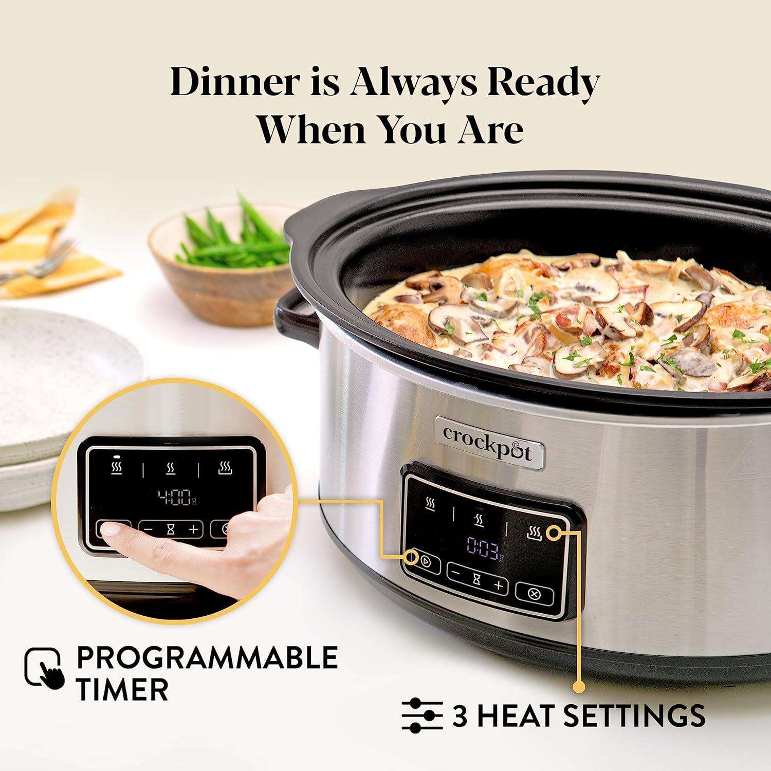 Crockpot Digital Sizzle & Stew Slow Cooker