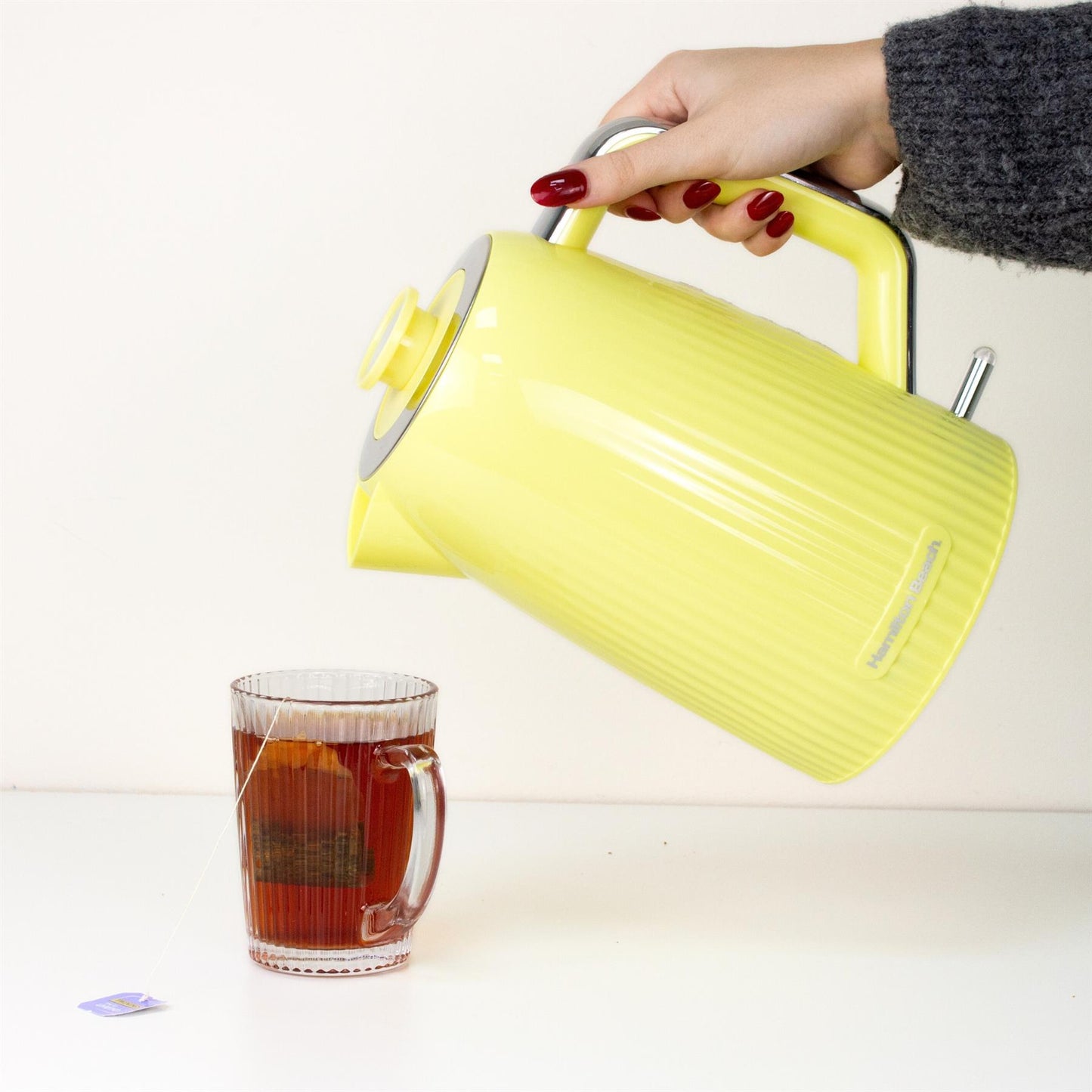 Hamilton Beach Miami Kettle & Toaster Set Banana Split