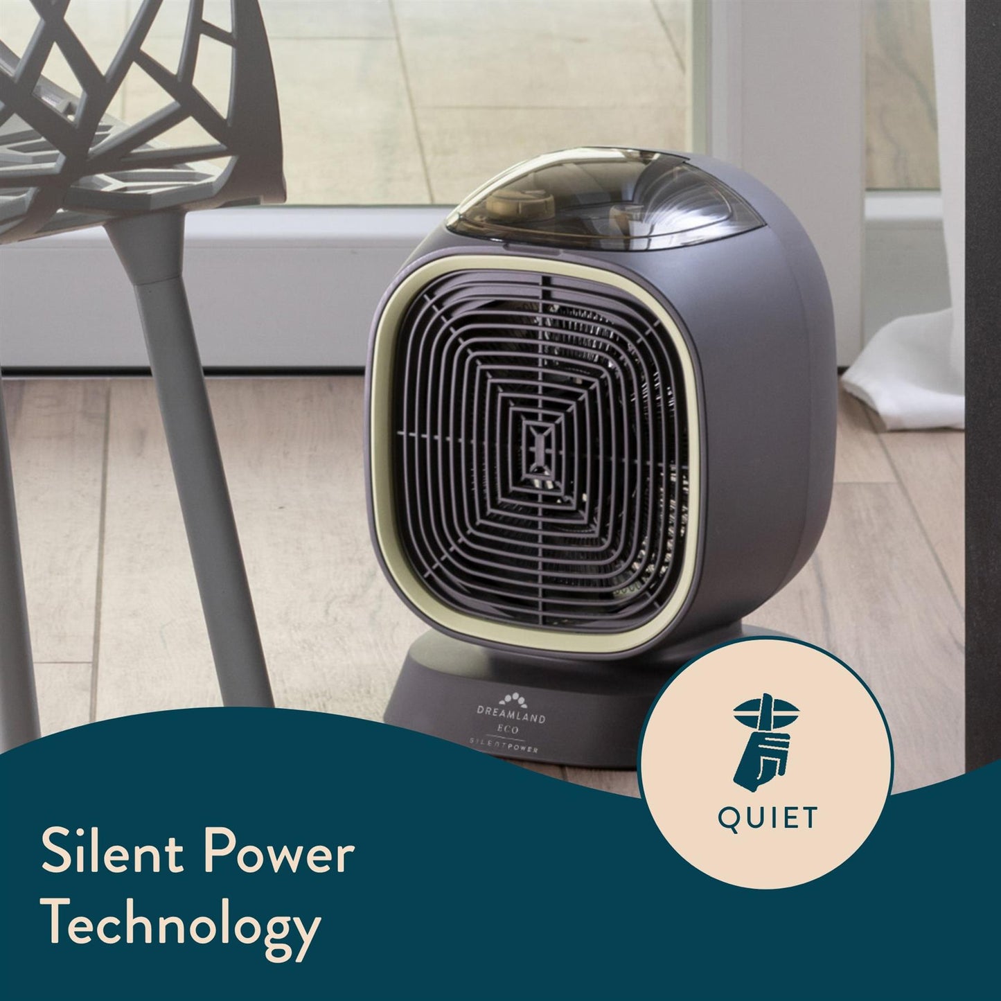 Dreamland Silent Power Eco Fan Heater