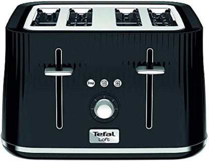 Tefal Black 4 Slot Loft Toaster