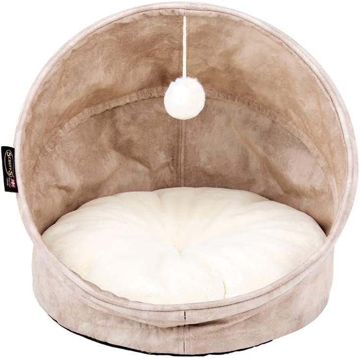 Scruffs Cream Kensington Cat Bed