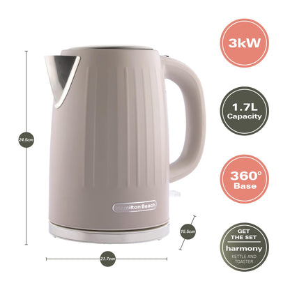 Hamilton Beach Harmony 1.7L Kettle Cappuccino