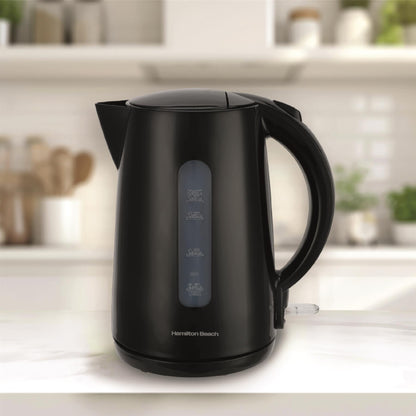 Hamilton Beach Essentials 1.7L Rapid Boil Kettle Black
