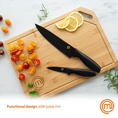 MasterChef Set of 2 Bamboo Chopping Board