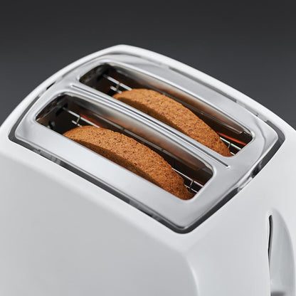 Russell Hobbs Textures White 2 Slice Toaster