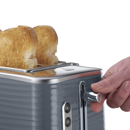 Russell Hobbs Grey Inspire 2 Slice Toaster