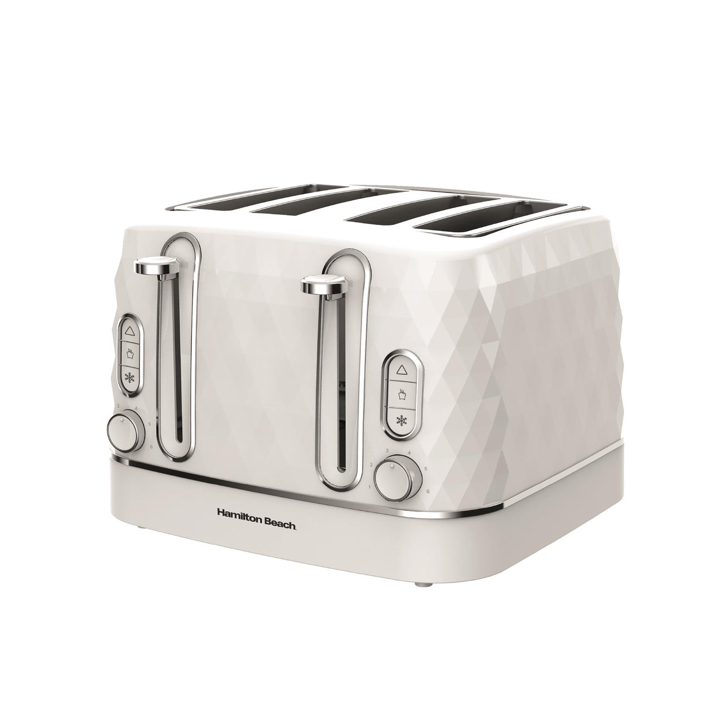 Hamilton Beach Diamond 4 Slice Toaster White