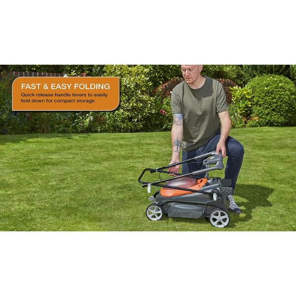 Flymo UltraStore 340R Li Battery Lawnmower Kit