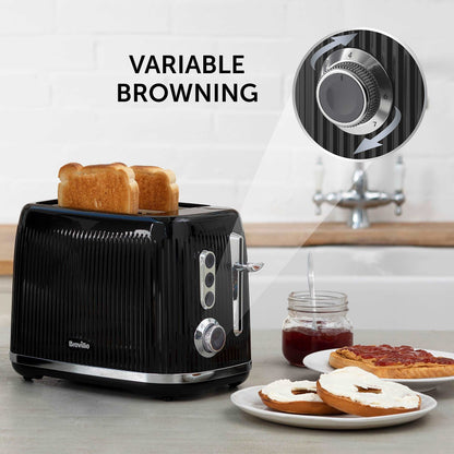 Breville Bold Black 2 Slice Toaster