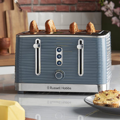 Russell Hobbs Grey Inspire 4 Slice Toaster