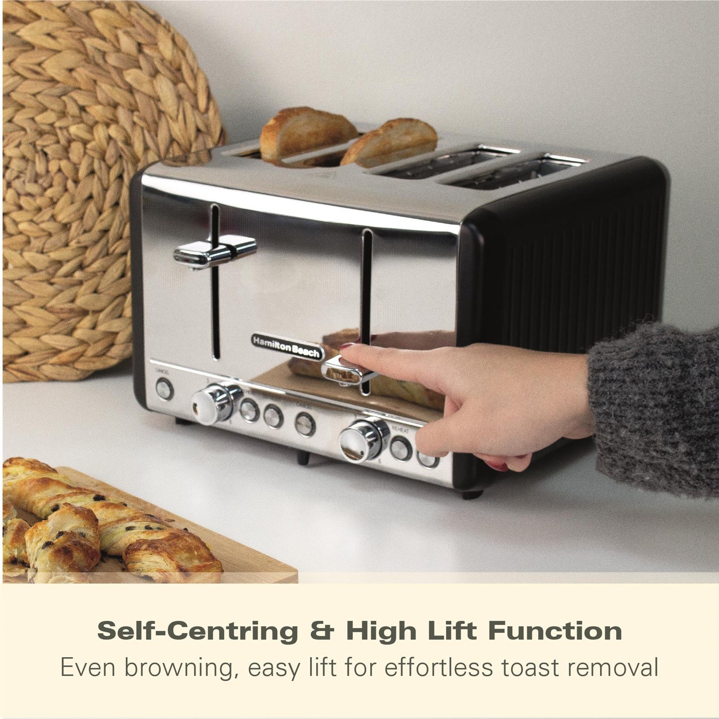 Hamilton Beach Harmony 4 Slice Toaster Espresso
