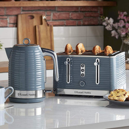 Russell Hobbs Grey Inspire 4 Slice Toaster