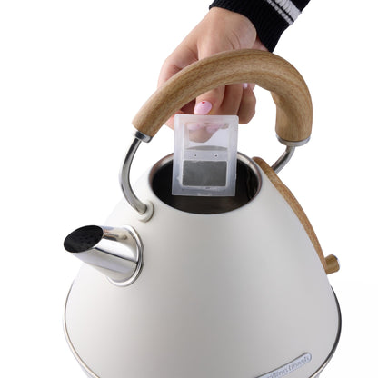 Hamilton Beach Scandi Pyramid Kettle & Toaster Set - Cream