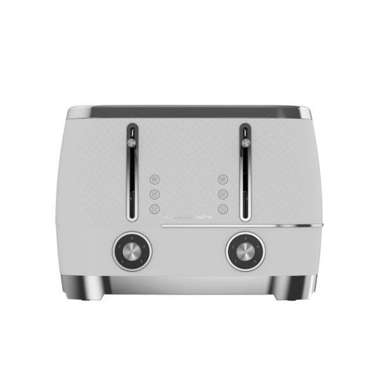 Beko Cosmopolis White and Chrome 4 Slice Toaster