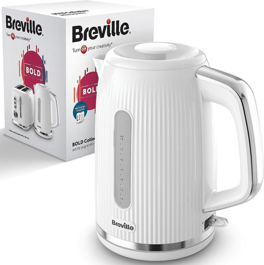 Breville Bold White & Chrome 1.7L Kettle